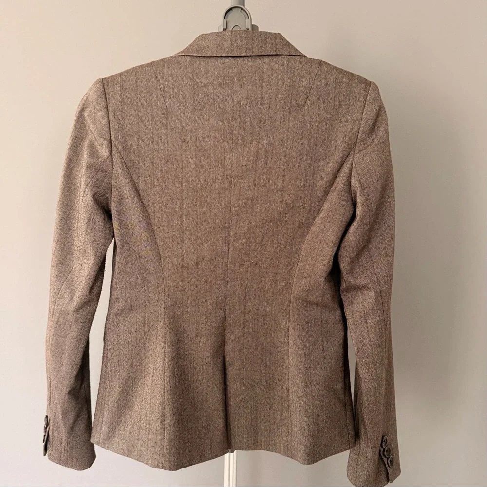 Banana Republic Gray/Brown Blazer Jacket